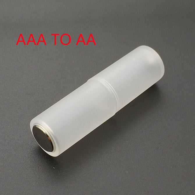 4 Pcs AAA to AA Size Cell Battery Converter Adapter Adaptor Batteries Holder Plastic Case Switcher Wholesale