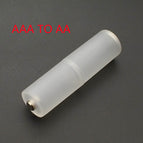 4 Pcs AAA to AA Size Cell Battery Converter Adapter Adaptor Batteries Holder Plastic Case Switcher Wholesale