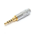 4 Pole 3.5mm Stereo Headphone Male Plug Jack Audio Solders Connector 1PCS High Quality