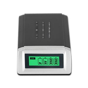 4 Slots EU/US/UK Plug LCD Display AA AAA Lithiumes Ni-MH Battery Fast Charger