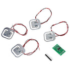 4 pcs 50kg Human Scale Load Cells & HX711 AD Module Kit Resistance Strain Weight Sensor Measurement Tools