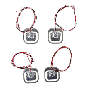 4 pcs 50kg Human Scale Load Cells & HX711 AD Module Kit Resistance Strain Weight Sensor Measurement Tools