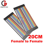 40 Pin Dupont Cable 10CM 20CM 30CM Male to Male to Female to Female Dupont Line Breadboard Jmper Wire Connector for Arduino DIY wholesale bulk price