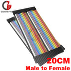 40 Pin Dupont Cable 10CM 20CM 30CM Male to Male to Female to Female Dupont Line Breadboard Jmper Wire Connector for Arduino DIY wholesale bulk price