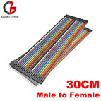 40 Pin Dupont Cable 10CM 20CM 30CM Male to Male to Female to Female Dupont Line Breadboard Jmper Wire Connector for Arduino DIY wholesale bulk price