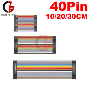 40 Pin Dupont Cable 10CM 20CM 30CM Male to Male to Female to Female Dupont Line Breadboard Jmper Wire Connector for Arduino DIY wholesale bulk price