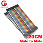 40 Pin Dupont Cable 10CM 20CM 30CM Male to Male to Female to Female Dupont Line Breadboard Jmper Wire Connector for Arduino DIY wholesale bulk price