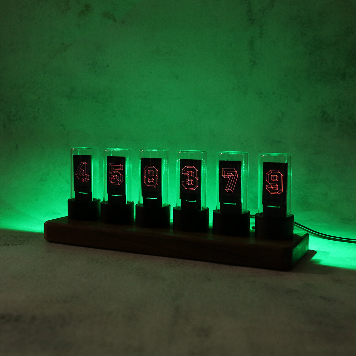 DIY 6Bit IPS Retro Glows Analog Nixie Tube Clock Kit Programmable Dis
