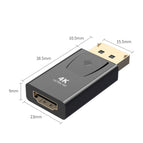 4K DisplayPort to HDMI Adapter Converter Display Port Male DP to HDMI 1K 2K Female HD TV Cable Adapter Video Audio PC laptop