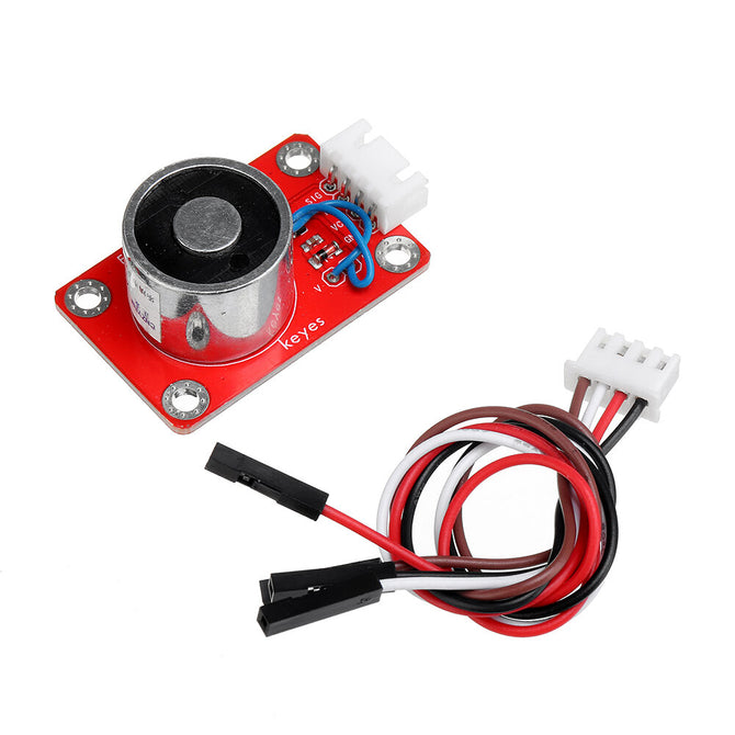 Keyes DC Suction Cup Type Solenoid Module Electronic Building Block Sensor Anti-reverse Insertion Interface wholesale bulk price