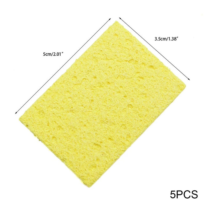 5/10/100Pcs Welding sponge Reusable High Temperature Resistant Cleaning Sponge Suitable For Electric Soldering Iron Cleaning