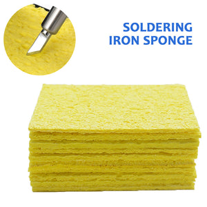 5/10/100Pcs Welding sponge Reusable High Temperature Resistant Cleaning Sponge Suitable For Electric Soldering Iron Cleaning