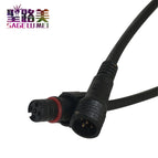 5/10/20/50 pairs Male to Female 2pin 3pin 4pin 5pin led Connector Waterproof IP68 BLACK Cable 20CM Pigtail for LED Strips Light