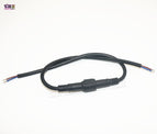 5/10/20/50 pairs Male to Female 2pin 3pin 4pin 5pin led Connector Waterproof IP68 BLACK Cable 20CM Pigtail for LED Strips Light
