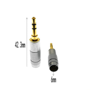 5/10PCS NEW 3.5MM High quality  Gold plated 3.5mm Stereo 3 Pole Male Plug  Audio Connector Solder