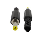 5/10Pcs DC Power Male 4.0mm x 1.7mm Solder Connector Plug 4.0 x 1.7mm DC Power Male Plugs Jack Black Straight Solder Adapter