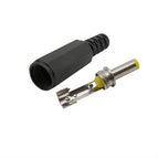 5/10Pcs DC Power Male 4.0mm x 1.7mm Solder Connector Plug 4.0 x 1.7mm DC Power Male Plugs Jack Black Straight Solder Adapter