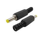 5/10Pcs DC Power Male 4.0mm x 1.7mm Solder Connector Plug 4.0 x 1.7mm DC Power Male Plugs Jack Black Straight Solder Adapter