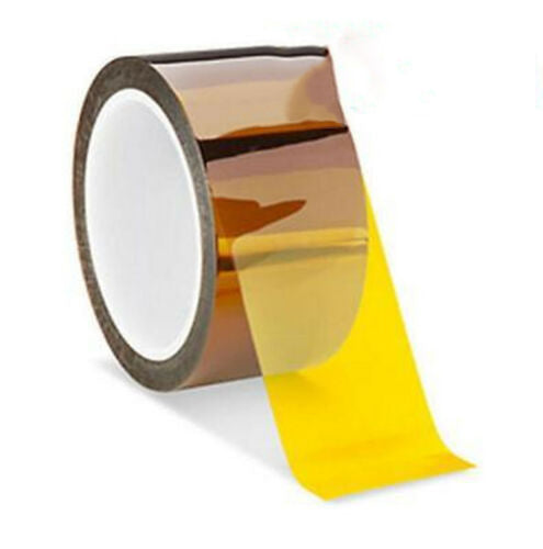 5/15/25mm 33m 100ft Kapton Adhesive Tape BGA High Temperature Heat Resistant Polyimide Gold for Electronic Industry