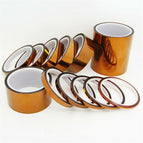 5/15/25mm 33m 100ft Kapton Adhesive Tape BGA High Temperature Heat Resistant Polyimide Gold for Electronic Industry