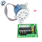 5 Set ULN2003 Driver Board Module + 28BYJ-48 5V/12V Reduction Gear Stepper Motor 4 Phase Step Motor for Arduino DIY Kit