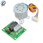 5 Set ULN2003 Driver Board Module + 28BYJ-48 5V/12V Reduction Gear Stepper Motor 4 Phase Step Motor for Arduino DIY Kit