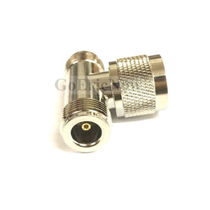 5 pcs  RF Coaxial  N Type Splitter  N-male To Dual N-female 1 Male To 2X Female Connector  T Tee Connector