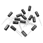 500Pcs/lot 0.1UF-1000UF 24 Values Aluminum 16-50V Mix Electrolytic Capacitor Assorted Kit And Storage Box