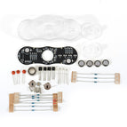 5pcs DIY Electronic POV Rotate Fingertip Gyro Soldering Kit Colorful LED Electronic Training Part wholesale bulk price