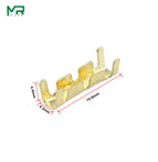 50pcs/100pcs 453 U-shaped terminal tab cold inserts connectors cold terminal small teeth fascia terminal,0.3-1.5mm2