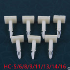50pcs HC-5/6/8/9/11/13 Nylon Plastic stick on PCB Spacer Standoff 3mm Hole support Locking Snap-In Posts fixed clips Adhesive