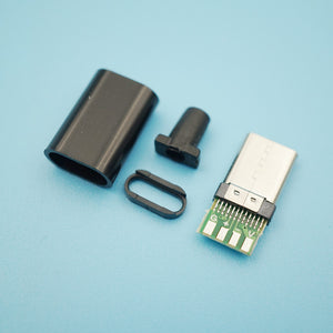 50pcs/Lot DIY Data Soldering Type C USB Power Data socket connector for repairing wholesale bulk price