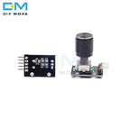 5PCS KY-040 360 Degrees Rotary Encoder Module For Arduino Development Board Brick Switch With Pins With Half Shaft Hole Caps