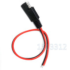 5PCS SAE Power Automotive Extension Cable 18AWG 300mm Solar Battery Plug Wire SAE Cable for Solar Battery, Car Battery