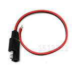 5PCS SAE Power Automotive Extension Cable 18AWG 300mm Solar Battery Plug Wire SAE Cable for Solar Battery, Car Battery