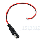 5PCS SAE Power Automotive Extension Cable 18AWG 300mm Solar Battery Plug Wire SAE Cable for Solar Battery, Car Battery