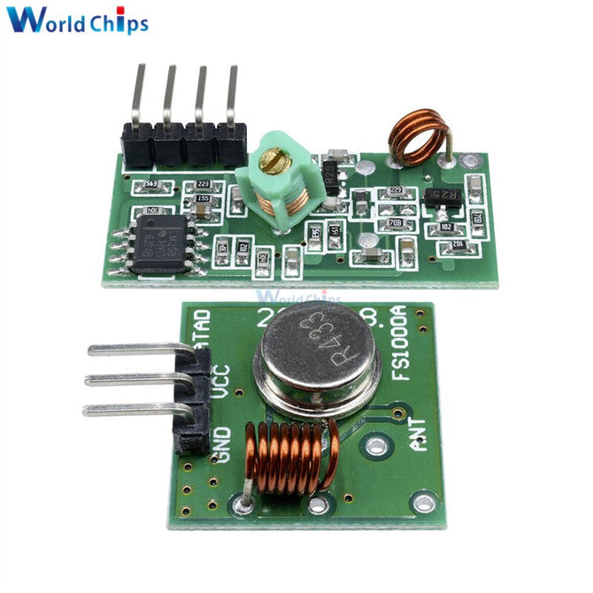 Ask Link 5Pair (10pcs) 433Mhz RF Wireless Transmitter Receiver Module OOK/ASK L ...