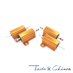 5Pcs 7R 7ohm 7 8.2R 8.2ohm 8.2 R Ohm 25W Watt Wirewound Aluminum Power Metal Shell Case Resistance Resistor RX24