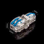 5Pcs Mini Fast Wire Connector Universal Wiring Cable Connector Push-in Conductor Terminal Lamp Enclosure2/3/4/5 color handle