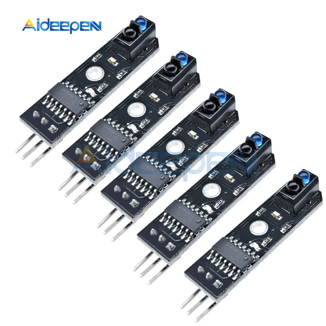 5Pcs/lot DC 5V IR Infrared Line Track Follower Sensor TCRT5000 Obstacle Avoidanc For Arduino AVR ARM PIC Detector 10MM