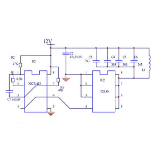 5V 2A Large Current Wireless Power Supply Module Wireless Charger Module Transmitter Receiver Charging Coil Module for Phone