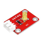 Keyes Brick LED Yellow Light Module (Pad hole) Anti-reverse Plug White Terminal Digital Signal wholesale bulk price