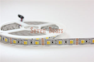 5m 12V Double Color 5050 / 5025 LED Strip DC12V Flexible Tape, CW/WW Dual White in 1 Chip Color Temperature Adjustable CCT Strip