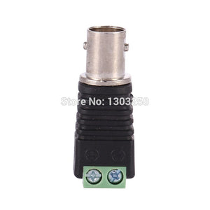 5pcs Coax Cat5 Cat6 CCTV Coaxial Camera BNC Female Jack Video Balun Connector Connectors plug