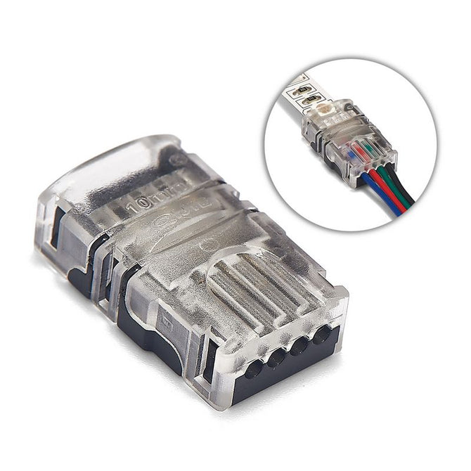 5pcs LED Strip Connector 2/3/4/5pin RGB Connector For LED RGBW RGBWW 2835 3528 5050 LED Strip Light Wire Terminal Connector