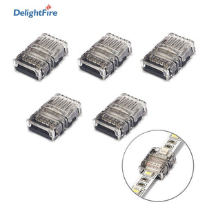 5pcs LED Strip Connector 2/3/4/5pin RGB Connector For LED RGBW RGBWW 2835 3528 5050 LED Strip Light Wire Terminal Connector
