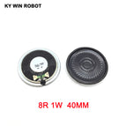 5pcs/lot New Ultra-thin Mini speaker 8 ohms 1 watt 1W 8R speaker Diameter 40MM 4CM thickness 5MM