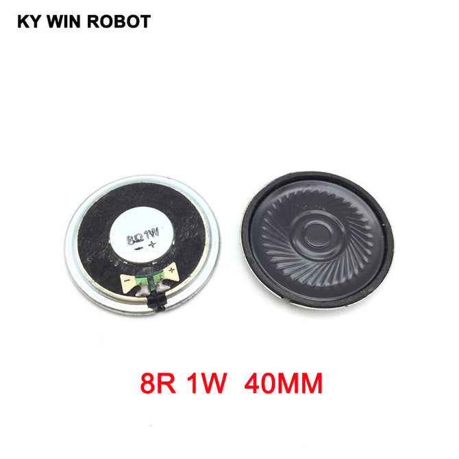 5pcs/lot New Ultra-thin Mini speaker 8 ohms 1 watt 1W 8R speaker Diameter 40MM 4CM thickness 5MM