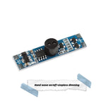 5v12v 24v 4A turn on/off dimmable touchless ir hand sweep wave wardobe cabinet PIR induction sensor switch