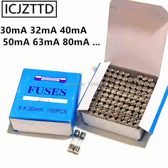 5x20 5x20mm 5mmx20mm 30mA 32mA 40mA 50mA 63mA 80mA 250V 5*20mm 0.03A 0.032A 0.05A 0.04A Fast Glass Fuse Toner Cartridges Fuse